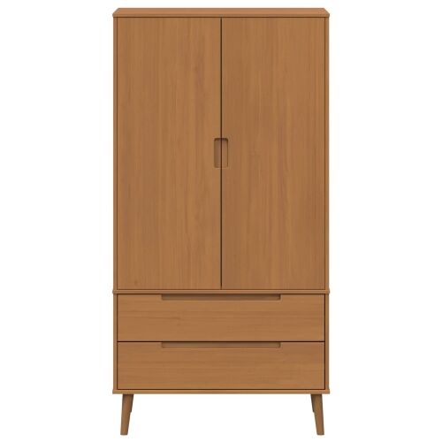 Ormarić MOLDE Karamele 90 x 55 x 175 cm Masivna borovina - Karamele Cijena
