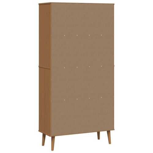 Police za knjige MOLDE 85 x 35 x 170,5 cm Masivna borovina - Karamele Cijena