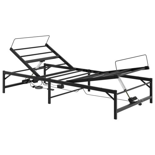 Električni podesivi okvir kreveta Crna 75 x 190 cm Čelik - Crna 75 x 190 cm Cijena