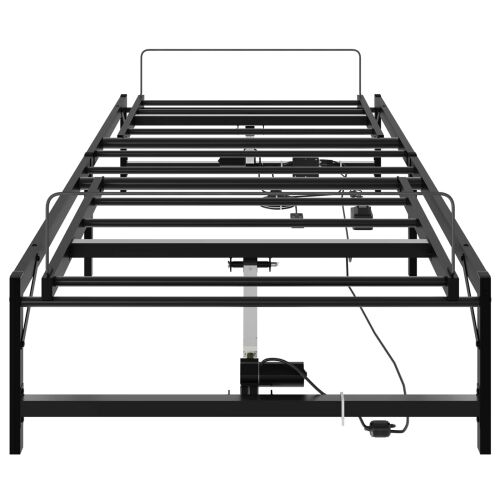 Električni podesivi okvir kreveta Crna 80 x 200 cm Čelik - Crna 80 x 200 cm Cijena