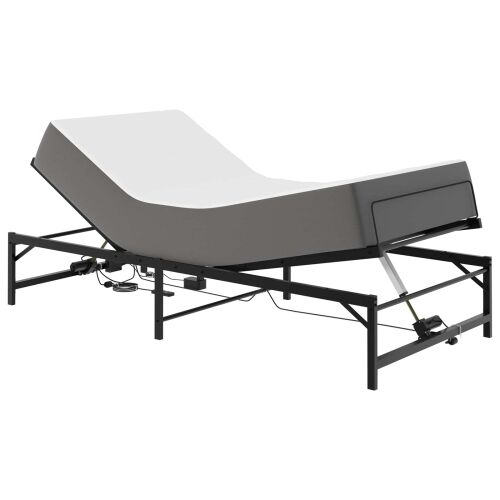 Električni podesivi okvir kreveta Crna 80 x 200 cm Čelik - Crna 80 x 200 cm Cijena