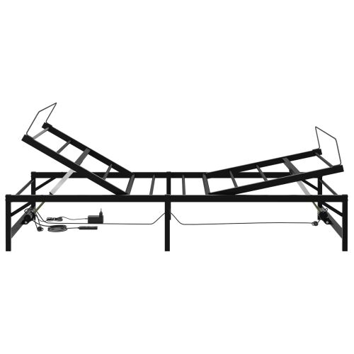 Električni podesivi okvir kreveta Crna 100 x 190 cm Čelik - Crna 100 x 190 cm Cijena