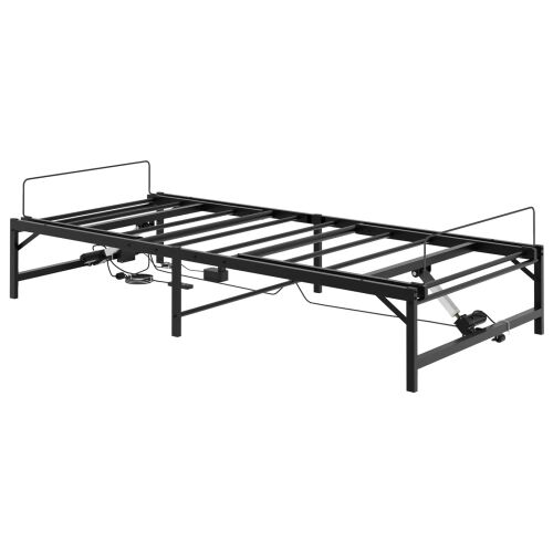 Električni podesivi okvir kreveta Crna 100 x 200 cm Čelik - Crna 100 x 200 cm Cijena