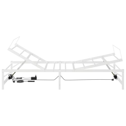 Električni podesivi okvir kreveta Bijela 100 x 190 cm Čelik - Bijela 100 x 190 cm Cijena