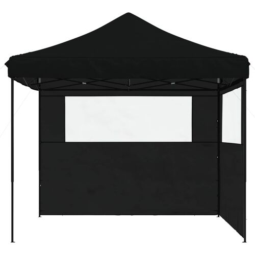 Šator za svadbe - šator za zabave Crna 292 x 292 x 315 cm Oxford tkanina - Crna s dvije bočne zidove Da Cijena