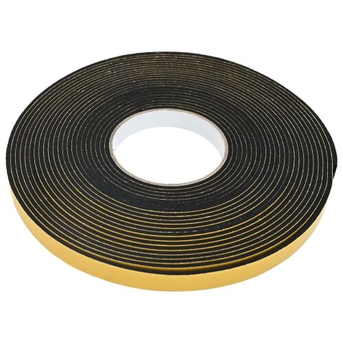 Samoljepljiva pjenasta traka Crna 10mm x 10m CR pjena - Crna 10 x 3 mm (10 m/kolut) 1 Cijena