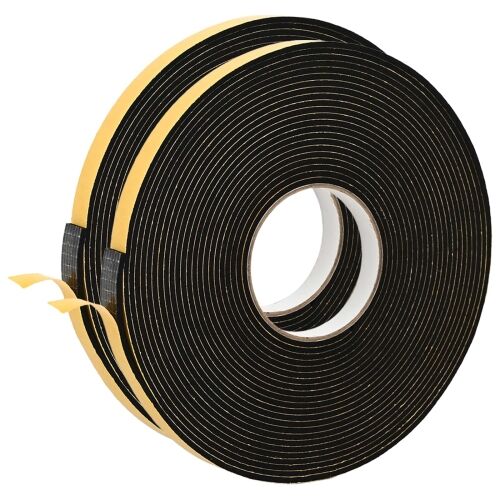 Samoljepljiva pjenasta traka 2 kom. Crna 10mm x 10m CR pjena - Crna 10 x 4 mm (10 m/kolut) 2 Cijena
