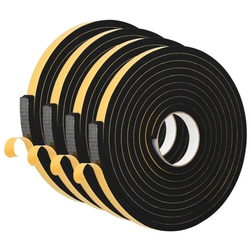 Samoljepljiva pjenasta traka 4 kom. Crna 15mm x 5m CR pjena - Crna 15 x 6 mm (5 m/kolut) 4 Cijena