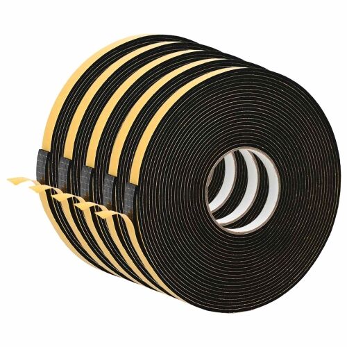 Samoljepljiva pjenasta traka 5 kom. Crna 20mm x 10m CR pjena - Crna 20 x 3 mm (10 m/kolut) 5 Cijena