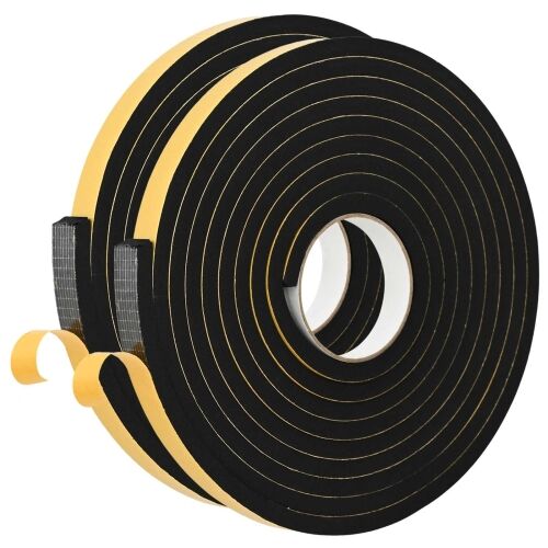Samoljepljiva pjenasta traka 2 kom. Crna 20mm x 5m CR pjena - Crna 20 x 10 mm (5 m/rolja) 2 Cijena