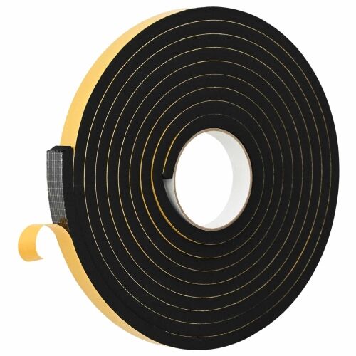 Samoljepljiva pjenasta traka 10 kom. Crna 20mm x 5m CR pjena - Crna 20 x 10 mm (5 m/rolja) 10 Cijena
