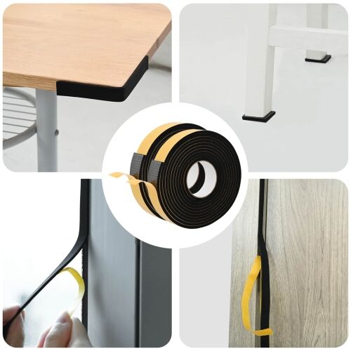 Samoljepljiva pjenasta traka 2 kom. Crna 30mm x 5m CR pjena - Crna 30 x 10 mm (5 m/traka) 2 Cijena