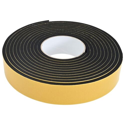 Samoljepljiva pjenasta traka 4 kom. Crna 40mm x 5m CR pjena - Crna 40 x 6 mm (5 m/rola) 4 Cijena