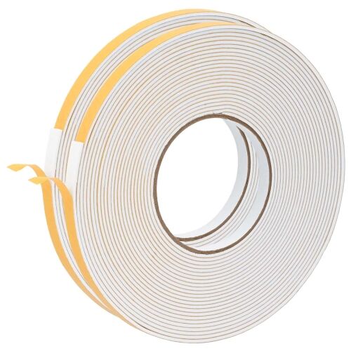 Samoljepljiva pjenasta traka 2 kom. Bijela 10mm x 10m CR pjena - Bijela 10 x 2 mm (10 m/kolut) 2 Cijena