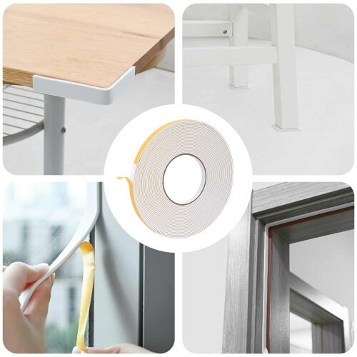 Samoljepljiva pjenasta traka Bijela 10mm x 10m CR pjena - Bijela 10 x 3 mm (10 m/kolut) 1 Cijena
