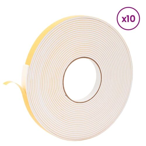 Samoljepljiva pjenasta traka 10 kom. Bijela 15mm x 10m CR pjena - Bijela 15 x 2 mm (10 m/rola) 10 Cijena