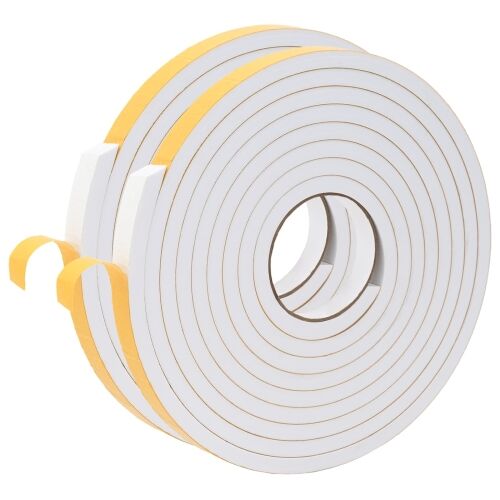 Samoljepljiva pjenasta traka 2 kom. Bijela 15mm x 5m CR pjena - Bijela 15 x 6 mm (5 m/kolut) 2 Cijena