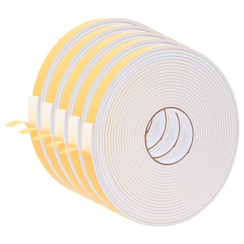 Samoljepljiva pjenasta traka 5 kom. Bijela 20mm x 10m CR pjena - Bijela 20 x 3 mm (10 m/kolut) 5 Cijena