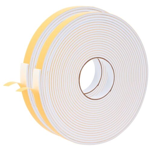Samoljepljiva pjenasta traka 2 kom. Bijela 20mm x 10m CR pjena - Bijela 20 x 4 mm (10 m/kolut) 2 Cijena