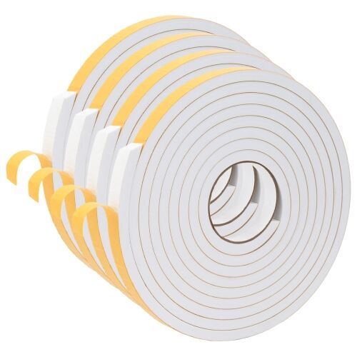 Samoljepljiva pjenasta traka 4 kom. Bijela 20mm x 5m CR pjena - Bijela 20 x 6 mm (5 m/kolut) 4 Cijena