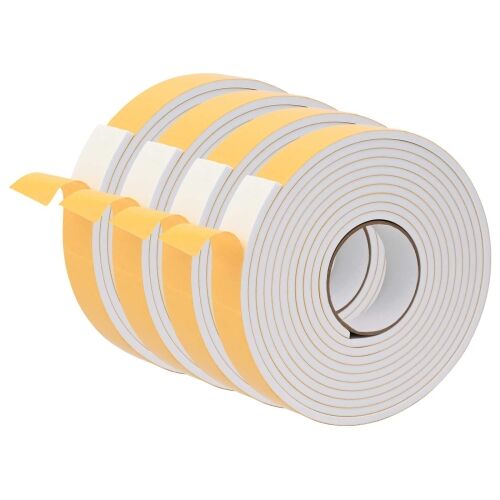 Samoljepljiva pjenasta traka 4 kom. Bijela 40mm x 5m CR pjena - Bijela 40 x 6 mm (5 m/rola) 4 Cijena