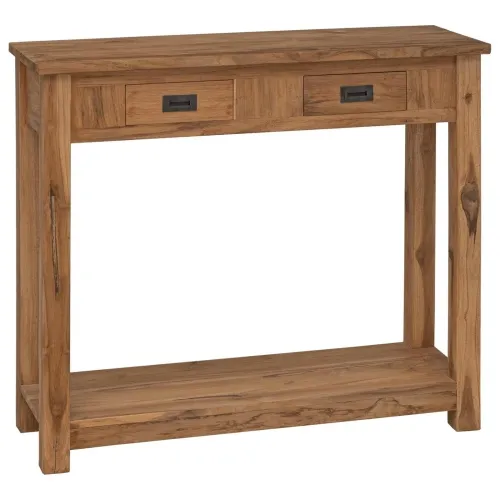 Konzolna stolica Prirodna 90 x 30 x 80 cm Čvrsto teak drvo - 90 cm Cijena