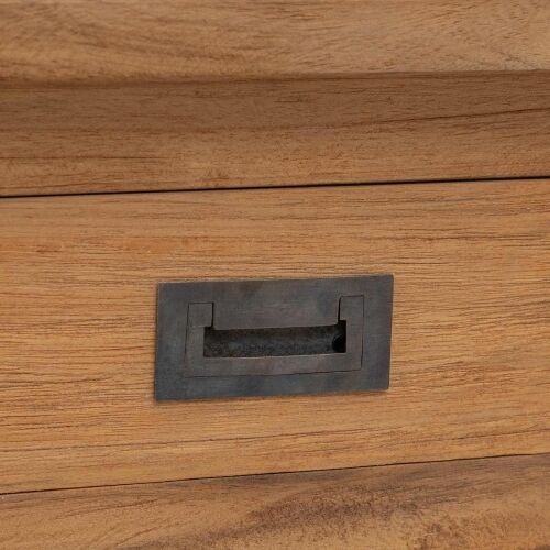 Konzolna stolica Prirodna 110 x 30 x 80 cm Čvrsto teak drvo - 110 cm Cijena