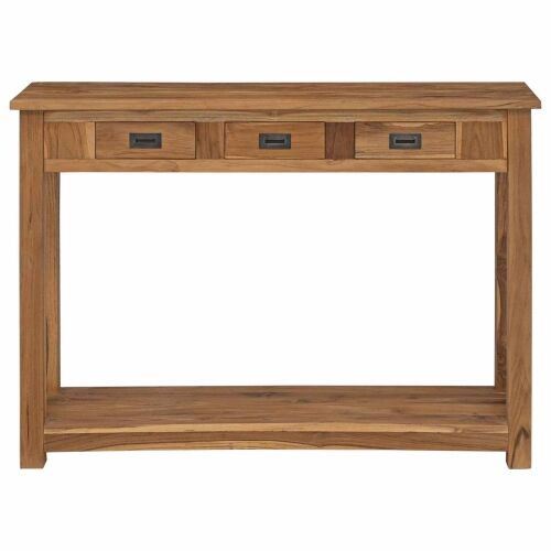 Konzolna stolica Prirodna 110 x 30 x 80 cm Čvrsto teak drvo - 110 cm Cijena