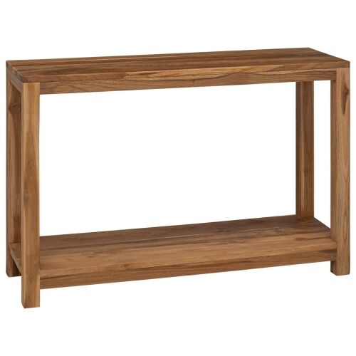 Konzolna stolica Prirodna 110 x 35 x 75 cm Čvrsto teak drvo Cijena
