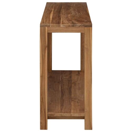 Konzolna stolica Prirodna 110 x 35 x 75 cm Čvrsto teak drvo Cijena