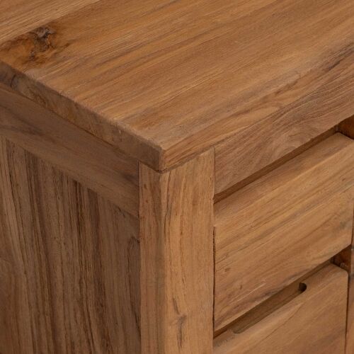 TV komoda 110 x 30 x 40 cm Prirodna Čvrsto teak drvo Cijena