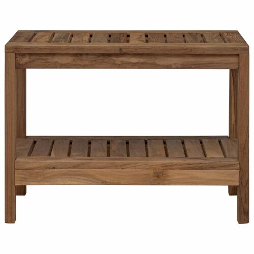 Stolić za kupatilo Prirodna 60 x 30 x 45 cm Čvrsto teak drvo Cijena