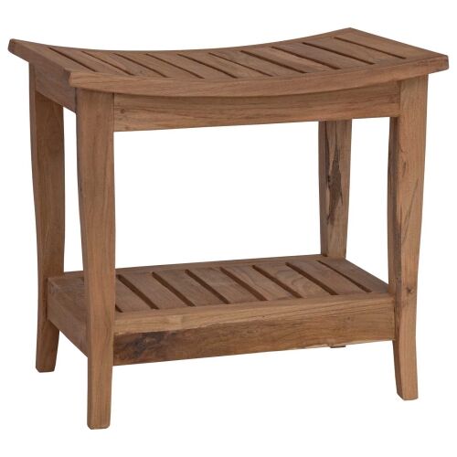 Stolić za kupatilo Prirodna 50 x 35 x 45 cm Čvrsto teak drvo Cijena