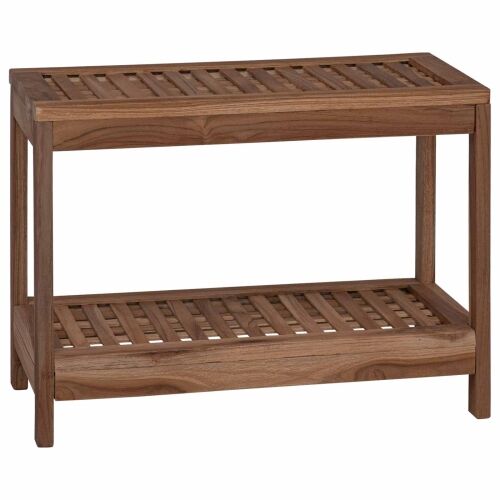 Stolić za kupatilo Prirodna 60 x 30 x 45 cm Čvrsto teak drvo Cijena