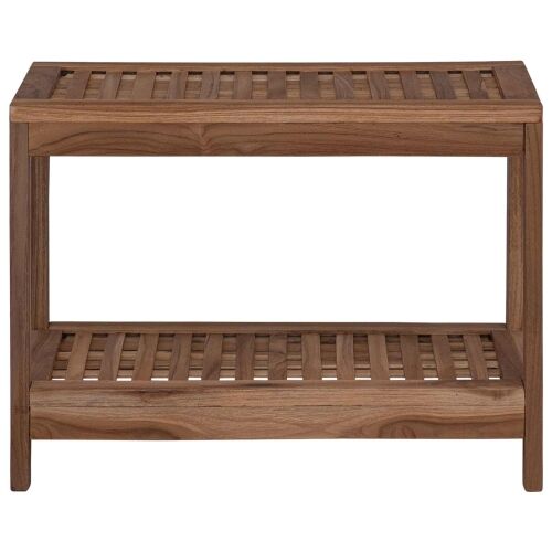 Stolić za kupatilo Prirodna 60 x 30 x 45 cm Čvrsto teak drvo Cijena
