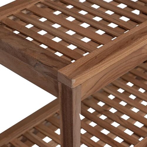 Stolić za kupatilo Prirodna 60 x 30 x 45 cm Čvrsto teak drvo Cijena