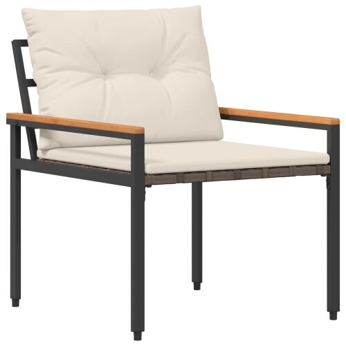 Set vanjskog namještaja 4 kom. Krem bijela poliratan - Krem bijela 2x chair + bench + table Cijena