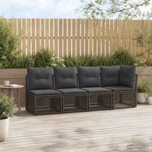 Sofa za 4 osobe s lijevom rukom 4 kom. 4-Broj sjedala Siva - Siva Sofa za 4 osobe s lijevom rukom Cijena