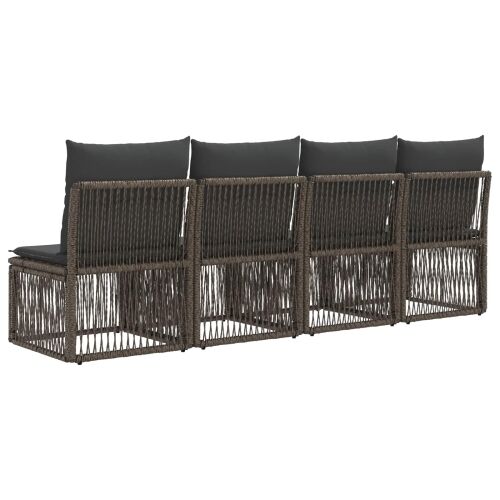 4-sjedala sofa 4 kom. 4-Broj sjedala Siva poliratan - Siva Kauč za 4 osobe Cijena