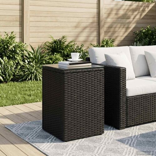 Bocni stol Crna 35 x 35 x 70 cm poliratan Cijena