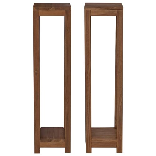 Stalak za biljke 2 kom. Prirodna 25 x 25 x 100 cm - 2 Cijena