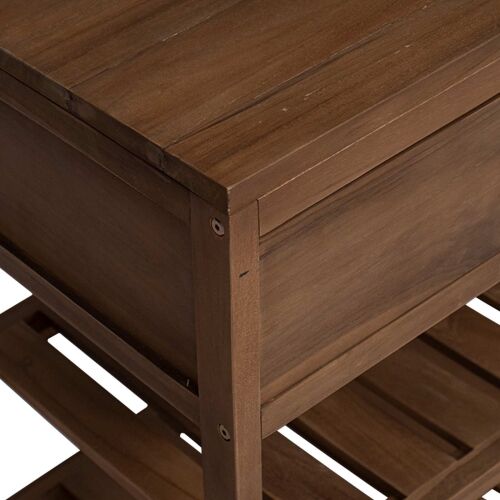 Kupaonski ormar Prirodna 60 x 45 x 75 cm Čvrsto teak drvo - 60 cm Cijena