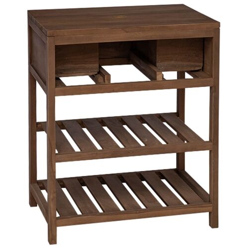 Kupaonski ormar Prirodna 60 x 45 x 75 cm Čvrsto teak drvo - 60 cm Cijena