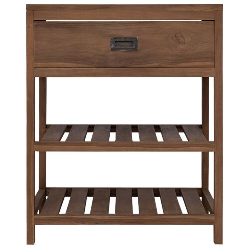 Kupaonski ormar Prirodna 60 x 45 x 75 cm Čvrsto teak drvo - 60 cm Cijena