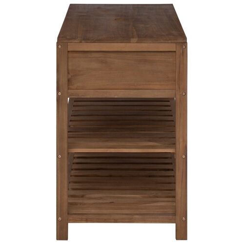 Kupaonski ormar Prirodna 90 x 45 x 75 cm Čvrsto teak drvo - 90 cm Cijena