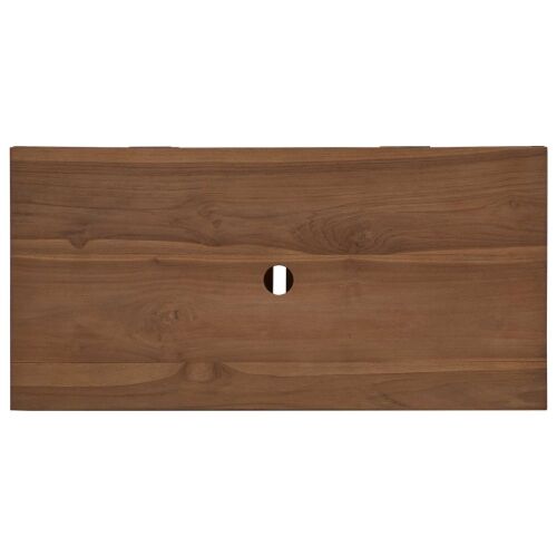 Kupaonski ormar Prirodna 90 x 45 x 75 cm Čvrsto teak drvo - 90 cm Cijena