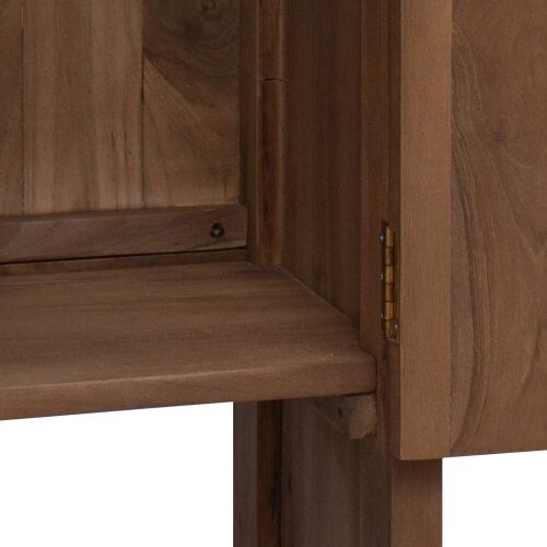 Ormar za kupaonicu Prirodna 25 x 25 x 100 cm Čvrsto teak drvo Cijena