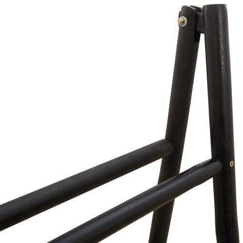 Ljestve za deke s obje strane Crna 50 x 50 x 159 cm Bambus - 50 x 50 x 159 cm Crna Cijena