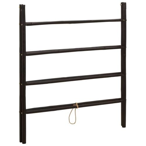 Ljestve za deke s obje strane Crna 90 x 50 x 100 cm Bambus - 90 x 50 x 100 cm Crna Cijena