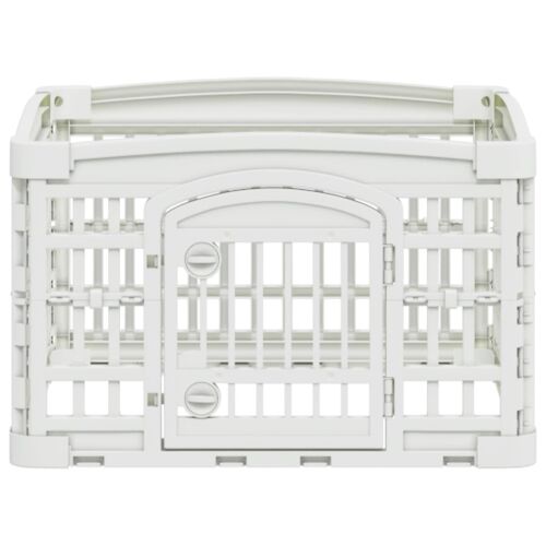 Igraonica za pse s 4 panela 60 x 60 x 38 cm Plastika Bijela - bez baze 60 x 60 x 38 cm Cijena
